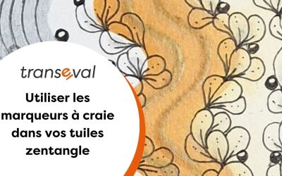 Comment utiliser les marqueurs à craie dans vos tuiles zentangle ?