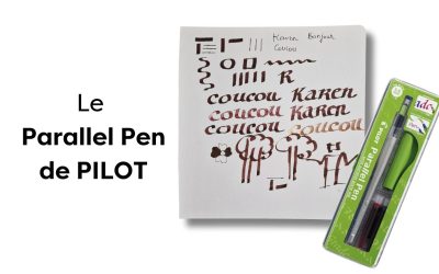 Comment utiliser la plume Parallel Pen de Pilot ?