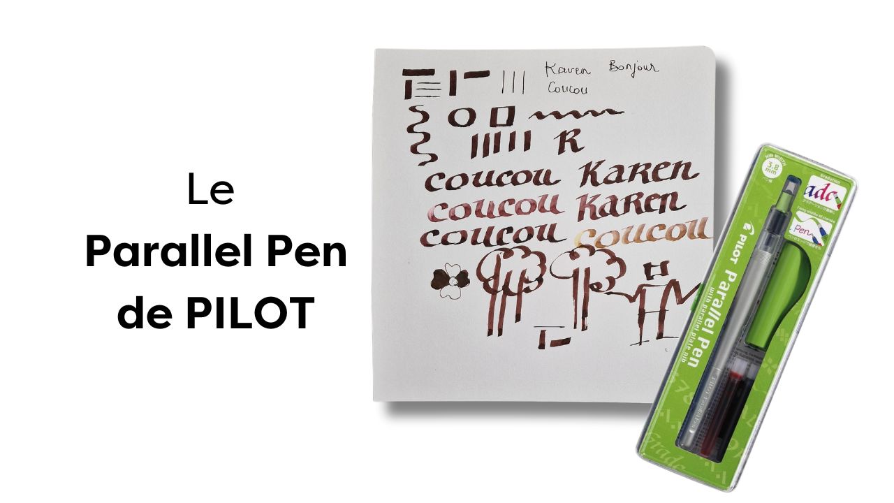 Comment utiliser la plume Parallel Pen de Pilot ? - Ateliers transéval