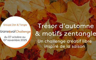 Challenge Trésors d’automne et motifs zentangle