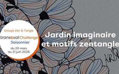 Jardin imaginaire et motifs zentangle