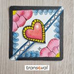 ateliers transéval - tuile 4 transévalchallenge - challenge zentangle - tuile Karen