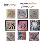 transévalchallenge - mosaïque 5 - motifs zentangle
