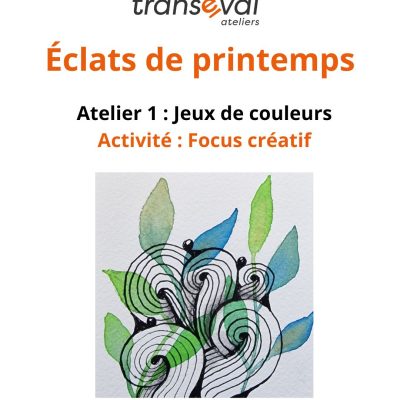 Éclats de printemps ateliers créatif 1